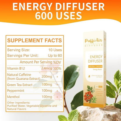 Energy Herbal Diffuser - 600 Uses